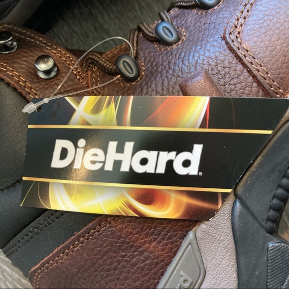 Die Hard Brown 6” Soft Toe Hiking Boots Size 9 NWOB - Picture 9 of 11